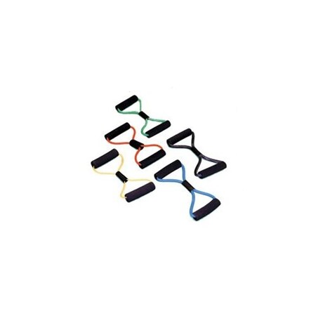 Cando International Tubing BowTie Exerciser - 14 Inches - Yellow - X-Easy 1341080